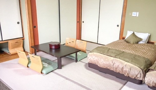 Habitación tradicional con 2 camas individuales, no fumadores (Japanese-style, wide veranda)