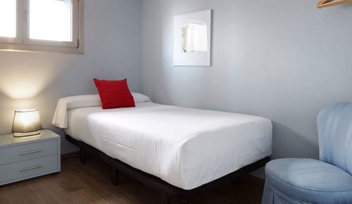 Habitación con 1 cama doble o 2 individuales