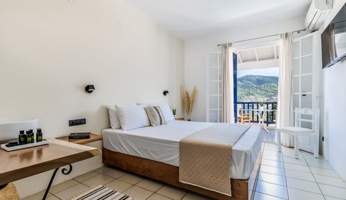 Habitación con 1 cama doble o 2 individuales, vistas al mar