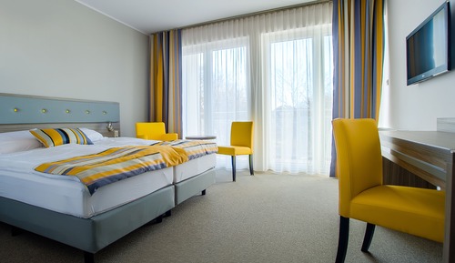 Habitación con 1 cama doble o 2 individuales