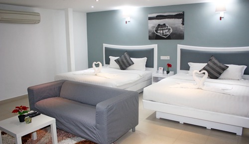 Habitación familiar, 2 camas de matrimonio