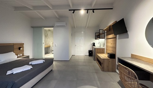 Habitación Deluxe doble, 1 cama doble o 2 individuales, vistas al mar