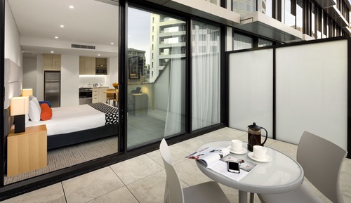 Estudio Deluxe, balcón
