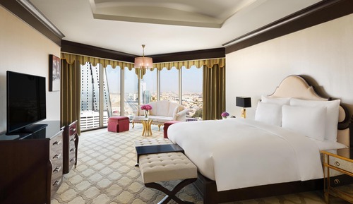 Suite presidencial, varias camas, vistas a la ciudad