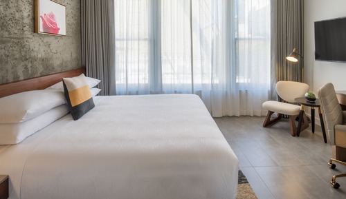 Habitación Deluxe, 1 cama de matrimonio grande, no fumadores, vistas a la ciudad