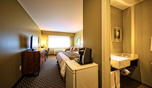 Habitación Deluxe, 1 cama de matrimonio grande con sofá cama, vistas a la ciudad