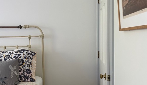 Habitación estándar, 1 cama doble, baño privado, vistas parciales al mar