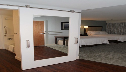 Habitación, 2 camas de matrimonio, accesible para personas con discapacidad, no fumadores