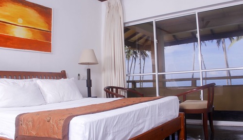 Habitación estándar doble de uso individual, vistas a la playa, frente a la playa