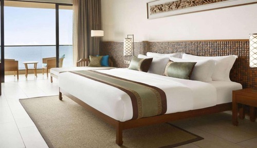 Habitación, 1 cama de matrimonio grande, vistas al mar