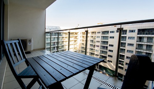 Apartamento superior, 1 habitación, balcón, vistas al jardín