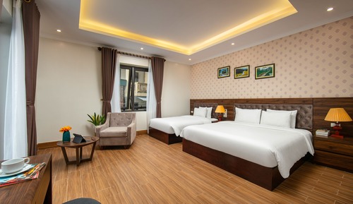 Habitación cuádruple Deluxe