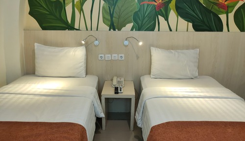 Habitación Deluxe con 2 camas individuales, varias camas