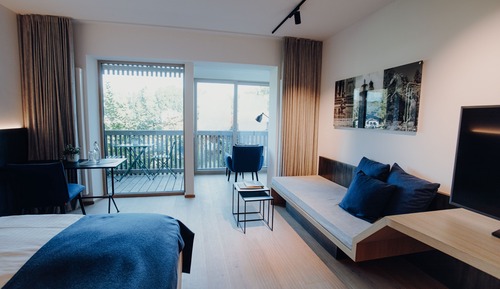 Habitación Premium doble de uso individual, vistas a la montaña, en la zona del jardín