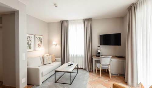 Suite, 2 camas individuales, terraza, en la zona del jardín