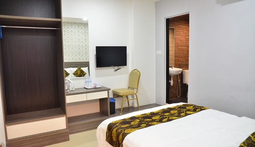 Habitación Deluxe doble, 1 cama de matrimonio, sin ventanas