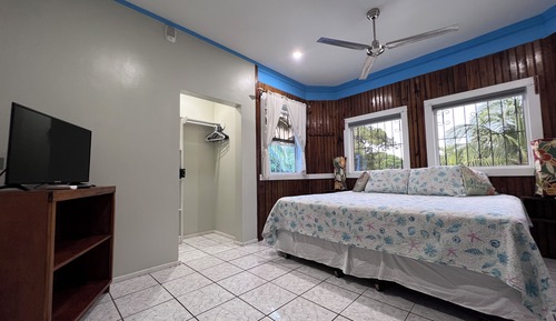 Apartamento Deluxe, varias camas, cocina básica, vistas al jardín