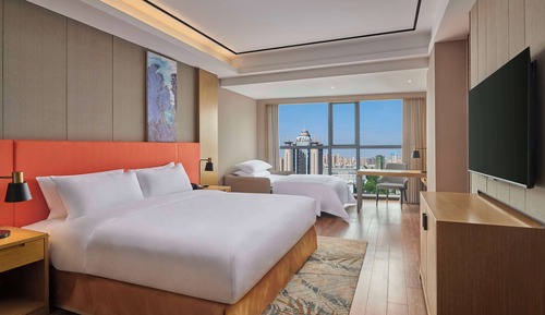 Habitación Deluxe, 1 cama de matrimonio grande con sofá cama