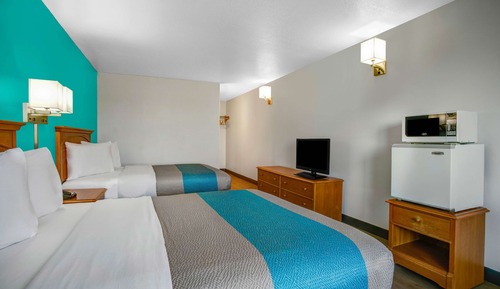 Habitación estándar, 2 camas de matrimonio, no fumadores, frigorífico y microondas