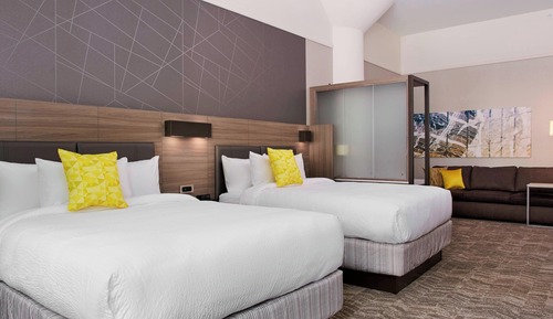 Suite ejecutiva, 2 camas de matrimonio (Mobility Accessible, Roll-In Shower)