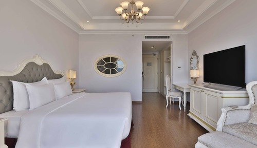 Habitación Deluxe, 1 cama de matrimonio grande, vistas al mar