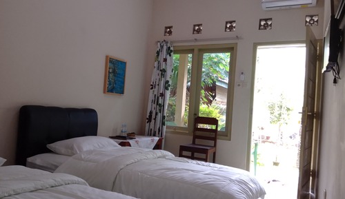 Habitación estándar con 2 camas individuales, 2 camas individuales, no fumadores, vistas al jardín