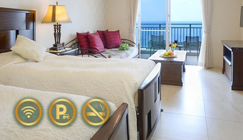 Habitación triple, no fumadores, vistas al mar (For 3 people, 33sqm)
