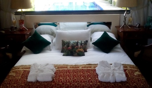 Habitación cuádruple de lujo, junto a la piscina
