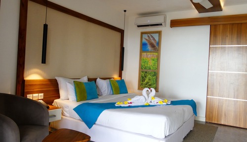 Habitación, vistas al mar