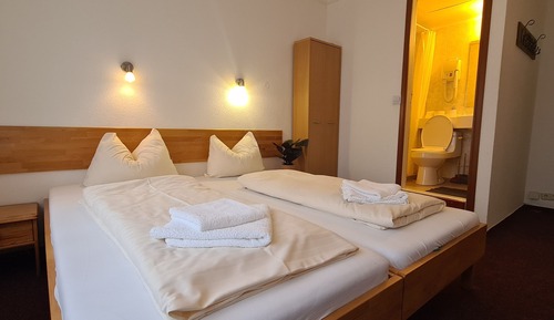 Habitación estándar doble, baño privado