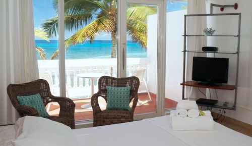 Habitación, vistas al mar
