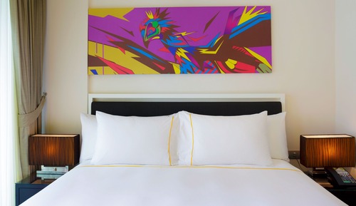 2 Bedroom Loft  (a double bed in first bedroom, a single bed in second bedroom) 