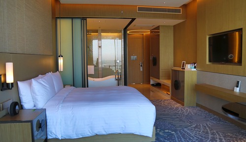 Habitación ejecutiva, 1 cama de matrimonio grande, vistas al lago, planta ejecutiva