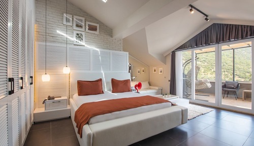 Suite estudio de luna de miel, vistas al mar