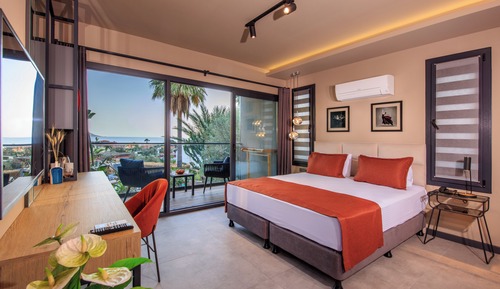 Habitación panorámica doble, vistas al mar