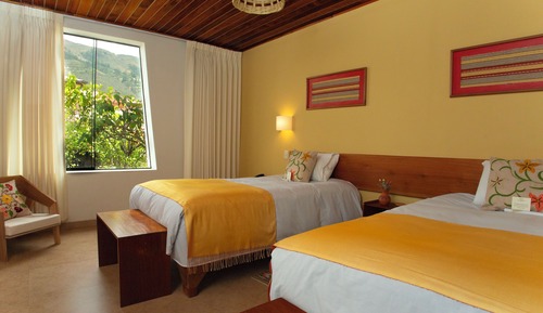 Habitación estándar con 2 camas individuales, vistas al jardín