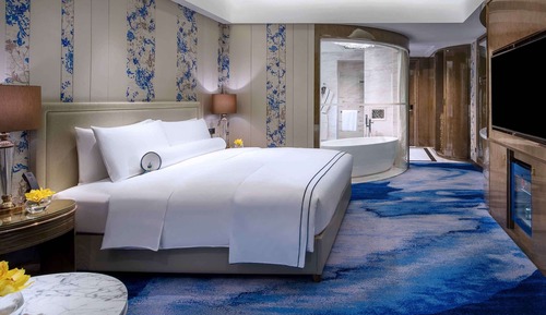 Habitación de lujo, 1 cama de matrimonio grande, Acceso al salón del club
