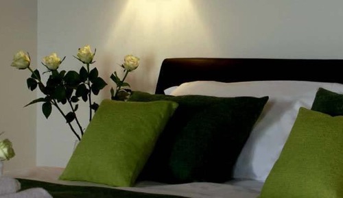 Habitación triple, vistas al jardín