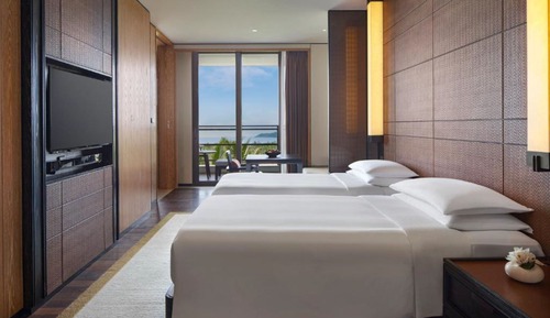 Habitación, 2 camas individuales, frente al mar