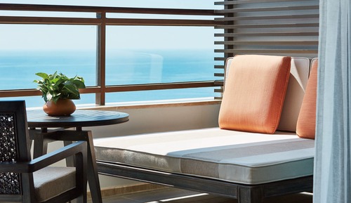 Habitación Deluxe, 1 cama de matrimonio grande, vistas al mar