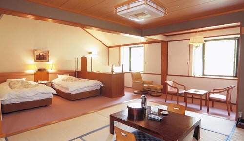 Habitación familiar, baño compartido (Japanese Western Style)