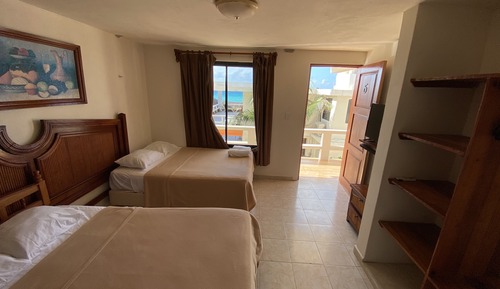 Basic Room Ocean View 2 double beds