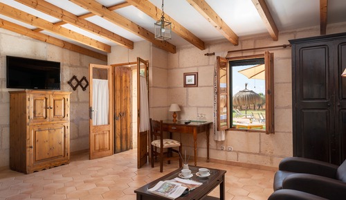 Suite junior, en la zona del jardín