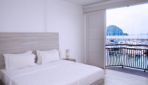 Habitación Deluxe, 1 cama de matrimonio grande, no fumadores, vistas al mar