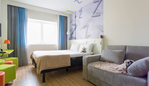 Habitación familiar, 1 cama doble con sofá cama