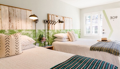 Habitación estándar, 2 camas de matrimonio, no fumadores