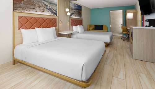 Habitación, 2 camas de matrimonio, accesible para personas con discapacidad, no fumadores (Yes)