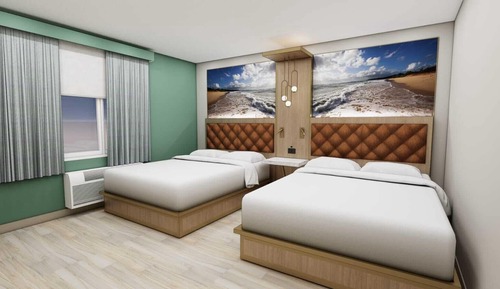 Habitación, 2 camas de matrimonio, no fumadores
