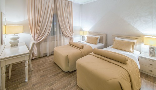 Villa básica, 2 camas individuales