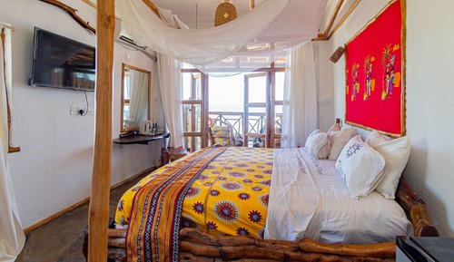 Habitación estándar con 2 camas individuales, 1 habitación, vistas al mar